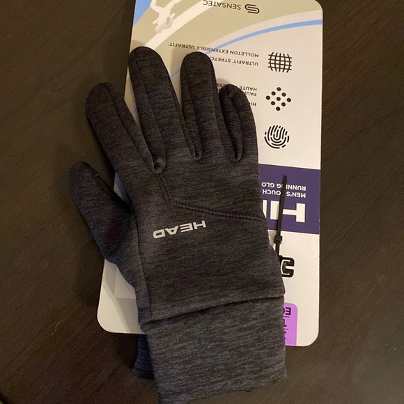 Head Accessories Head Mens Touchscreen Running Gloves Gray Poshmark